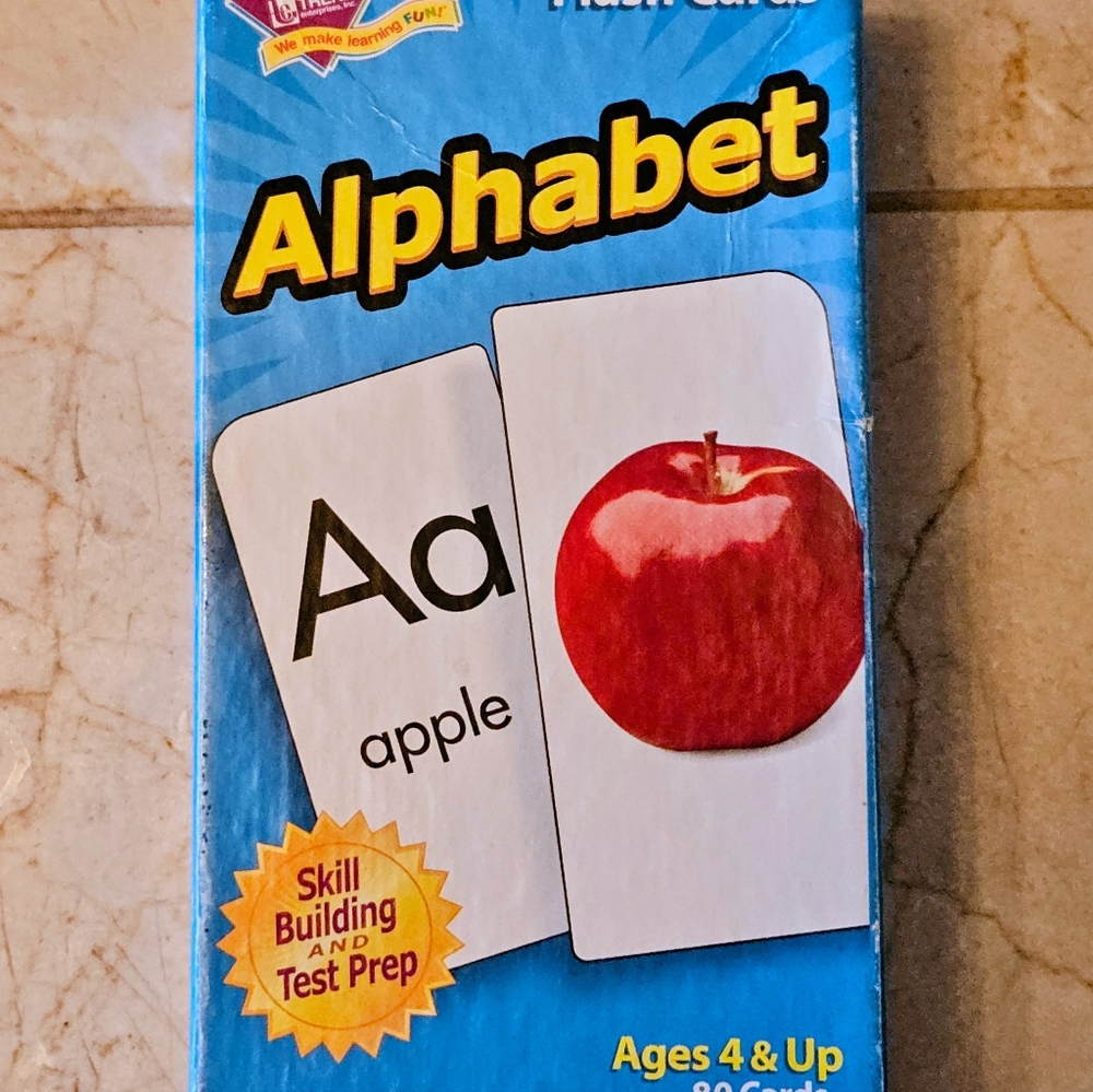 Trend Alphabet ABC Picture Letter Flash Cards (T53012)